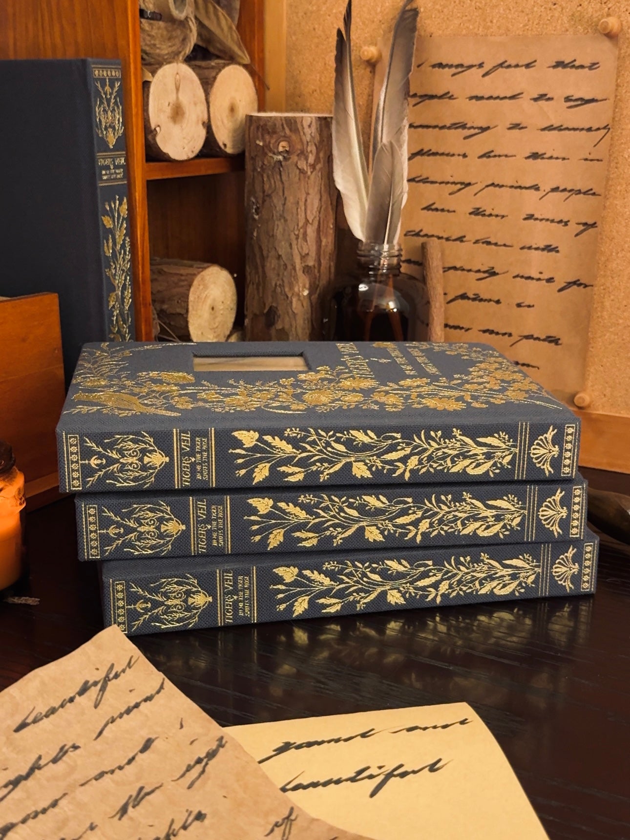 A5 Tigers & Rose Journal – Tigers Veil Original Illustrations Notebook