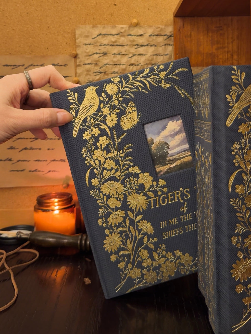 A5 Tigers & Rose Journal – Tigers Veil Original Illustrations Notebook