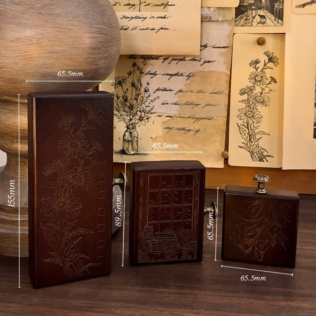 Tigers Veil Stamp – Vintage Botanical Aesthetic for Journal & Creative Gifts