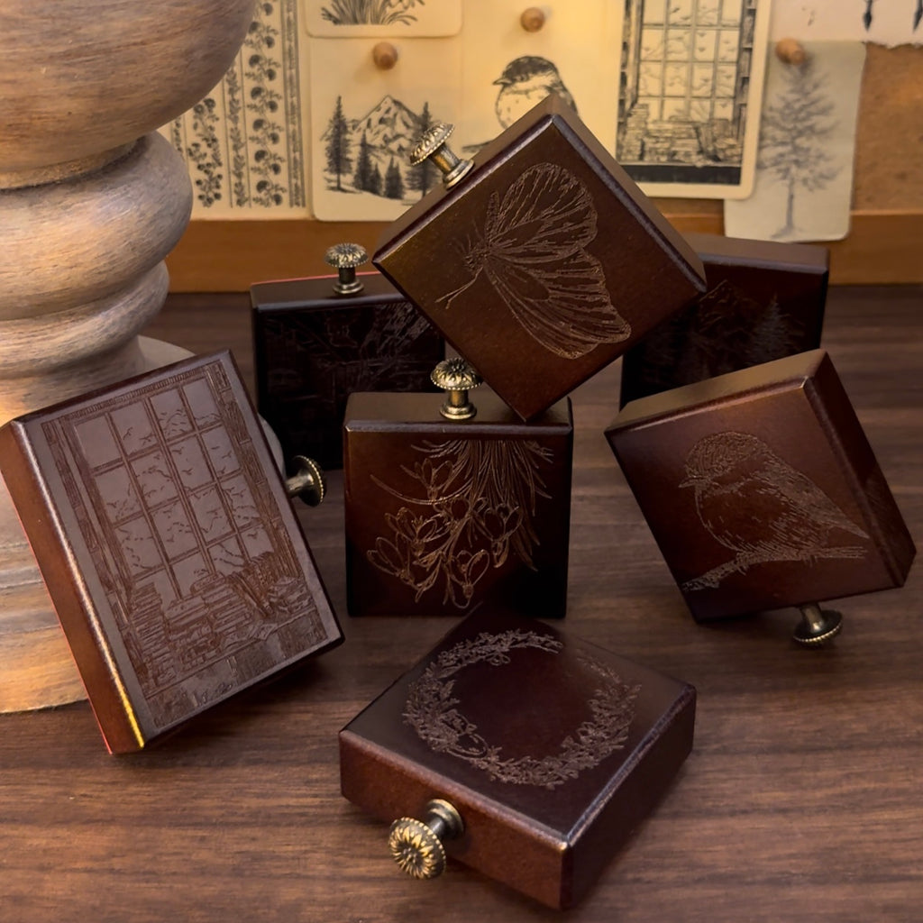 Tigers Veil Stamp – Vintage Botanical Aesthetic for Journal & Creative Gifts